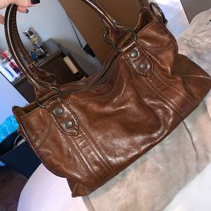 frye leather purse
